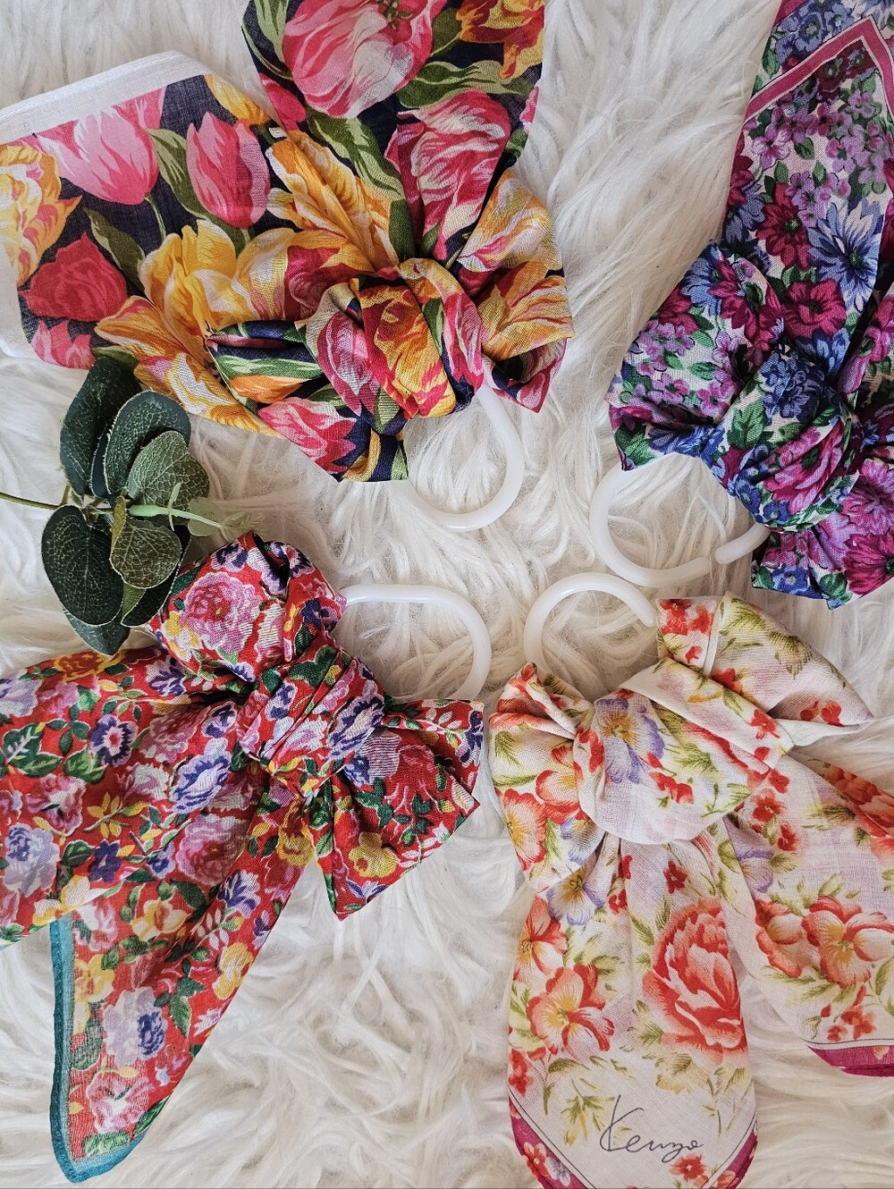 Kenzo: Pick 1 Vintage Scarf/Charm - Picture 7 of 12